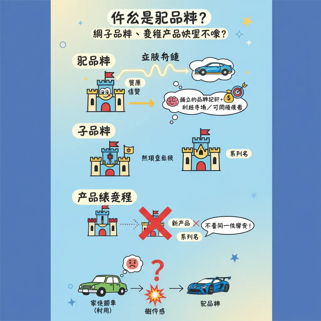 什麼是副品牌？它跟子品牌、延伸產品哪裡不一樣？