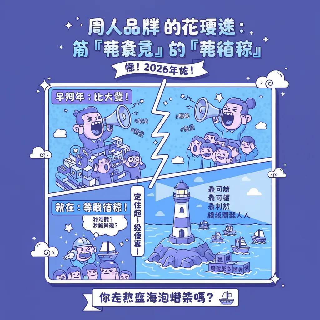 個人品牌的核心演變：從「被看見」到「被信賴」