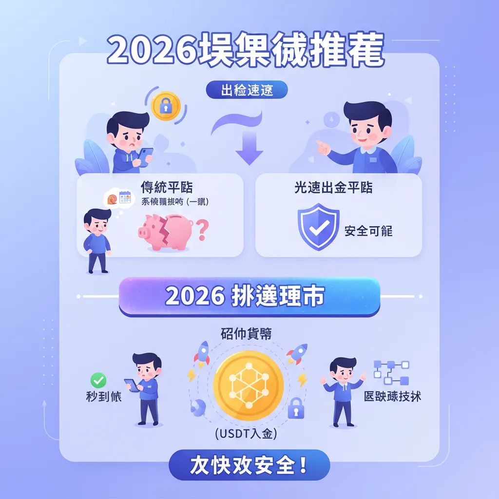2026娛樂城推薦：怎麼挑選出金速度快又安全的現金版？
