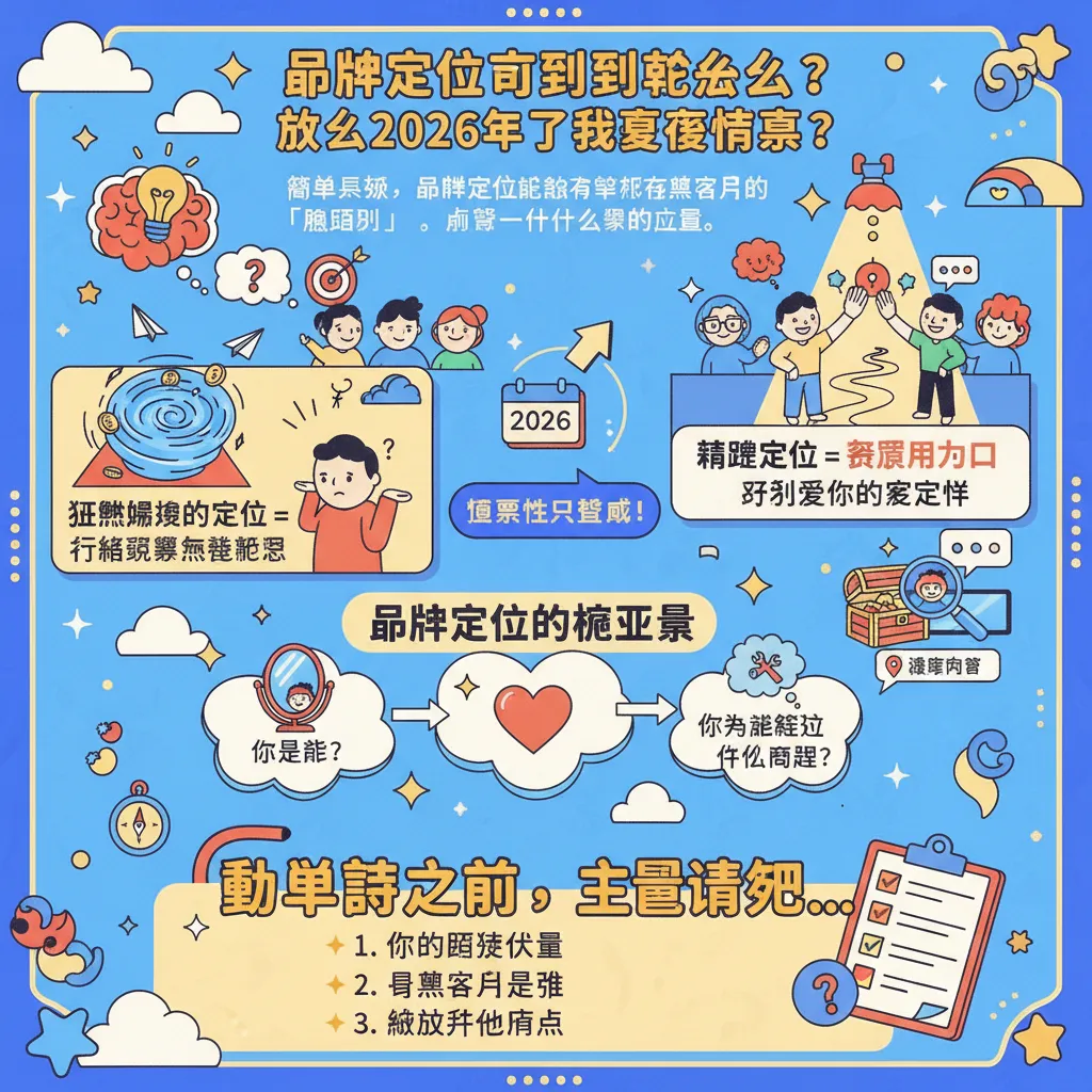 品牌定位到底是什麼？為什麼2026年了還這麼重要？