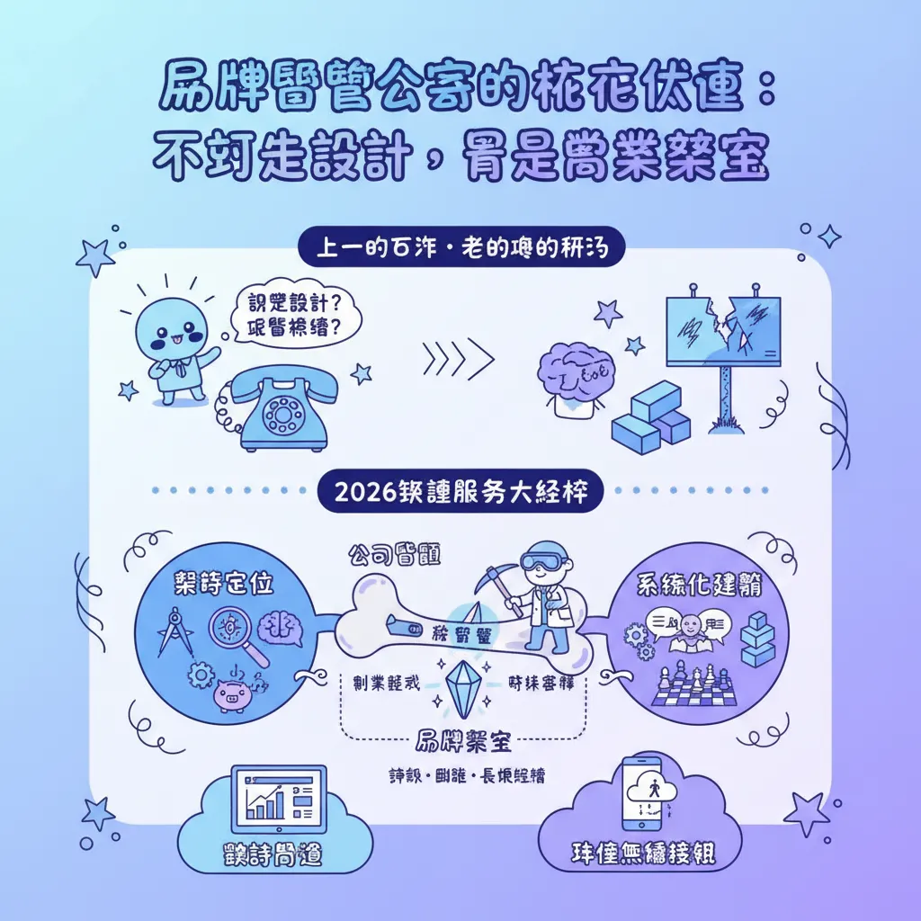 品牌顧問公司的核心價值：不只是設計，更是商業策略