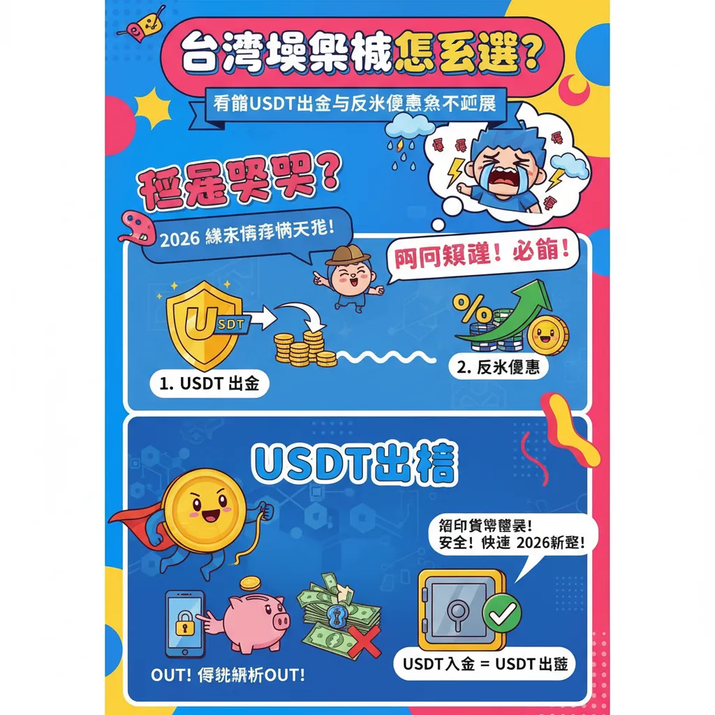 臺灣娛樂城怎麼選？看懂USDT出金與反水優惠纔不踩雷