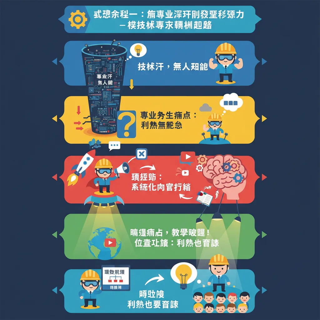 成功案例一：從專業深井到跨界影響力 – 某技術專家的轉型之路