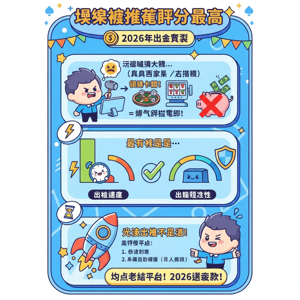 娛樂城推薦評分最高：現金版與真人百家樂出金速度實測