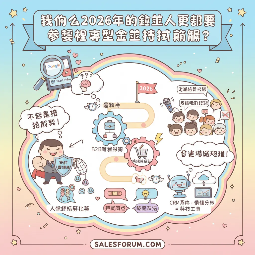 為什麼2026年的銷售人更需要參與專業銷售技巧論壇？