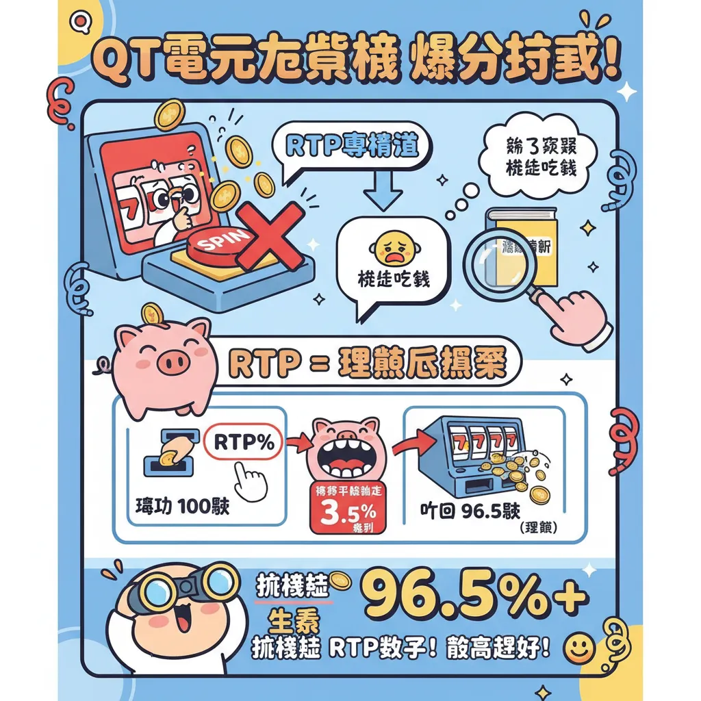 掌握QT電子老虎機爆分技巧與RTP期望值分析