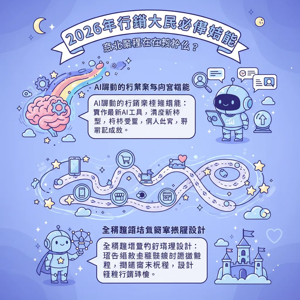 2026年行銷人才必備技能：臺北課程都在教什麼？