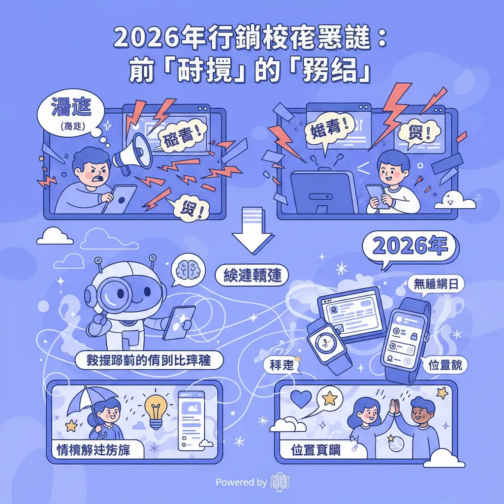 2026年行銷核心思維：從「幹擾」到「融入」