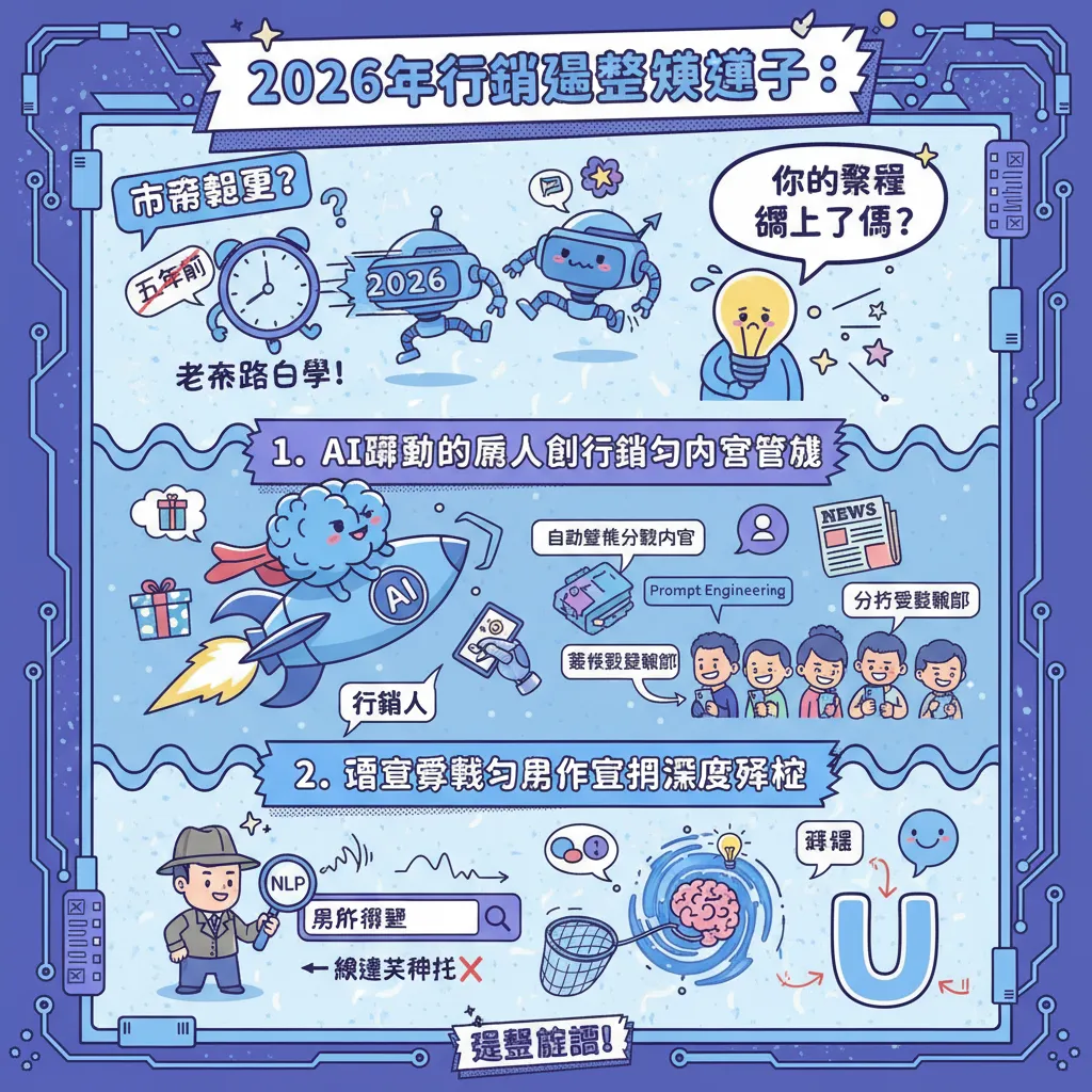 2026年行銷趨勢關鍵字：你的課程跟上了嗎？