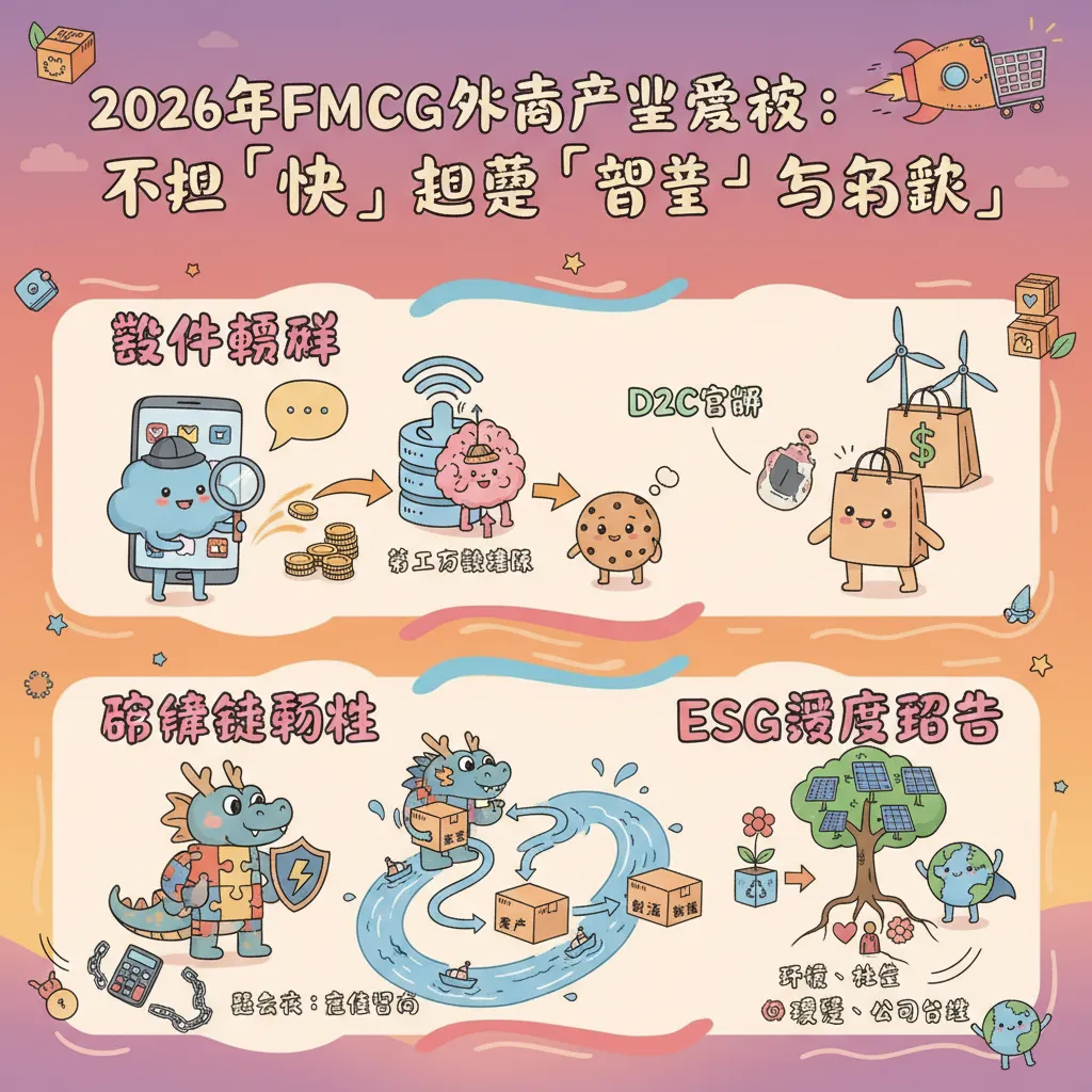 2026年FMCG外商產業現況：不只「快」，還要「智慧」與「永續」