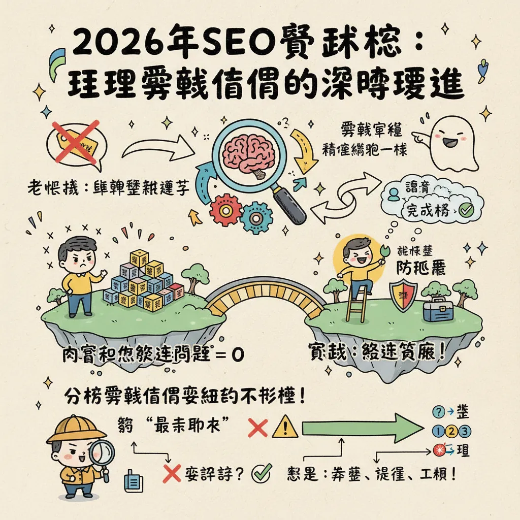 2026年SEO實戰核心：理解搜尋意圖的深度演進