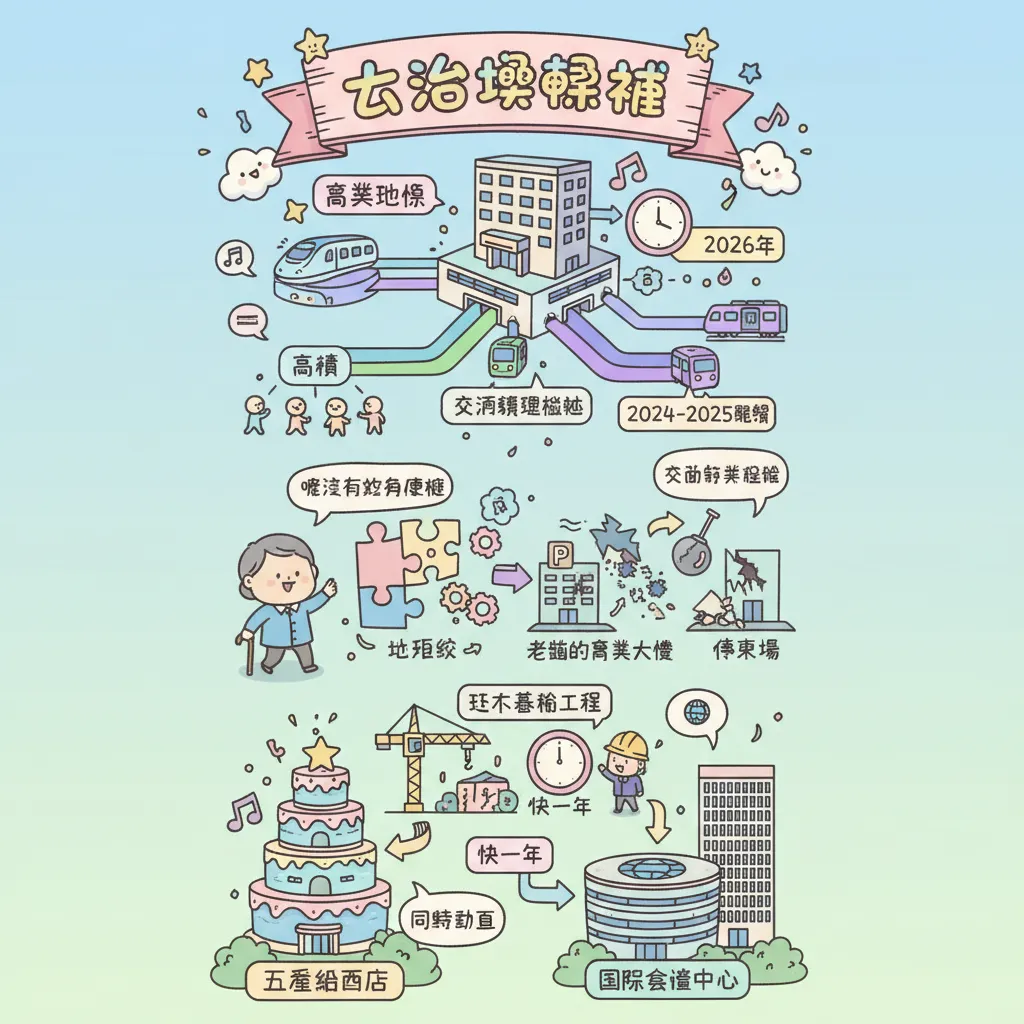 臺中娛樂城進駐交通轉運樞紐，帶動區域發展成為商業地標